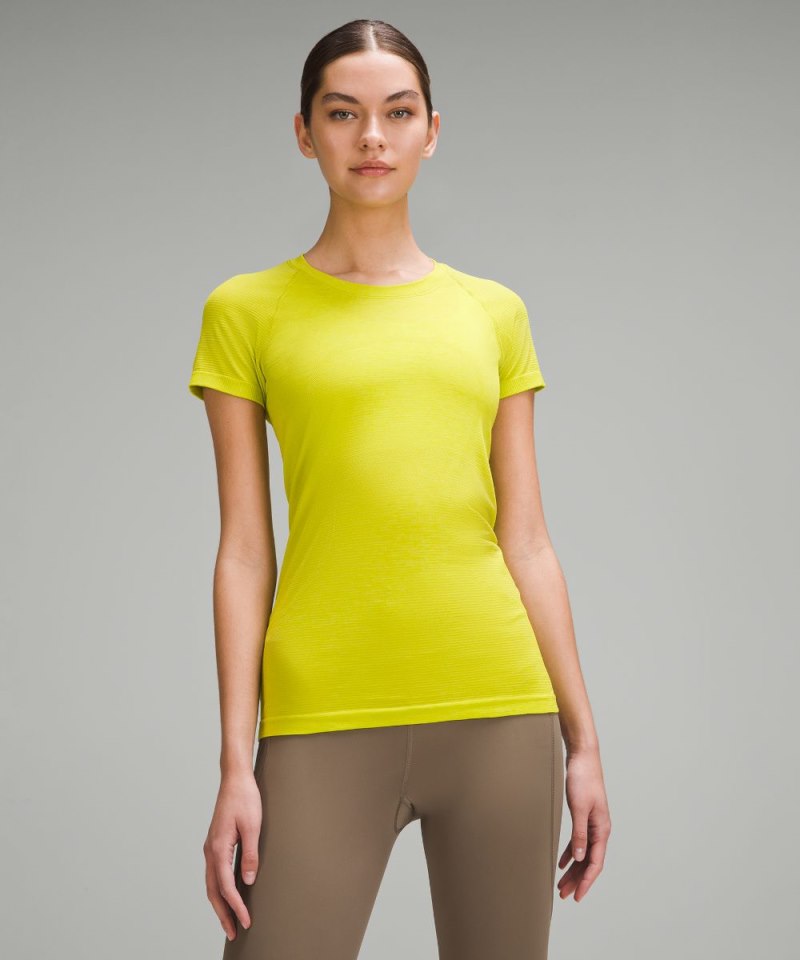 Lululemon Swiftly Tech Short-Sleeve Shirt 2.0 Lichen Lime / Lichen Lime Online Outlet Sale