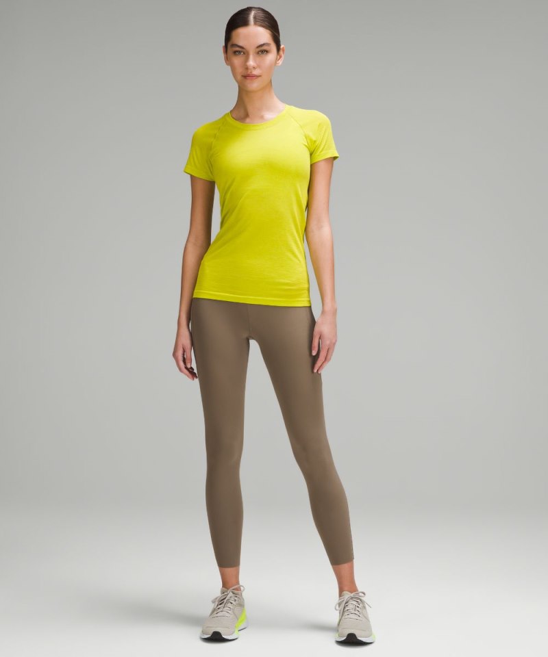 Lululemon Swiftly Tech Short-Sleeve Shirt 2.0 Lichen Lime / Lichen Lime Online Outlet Sale