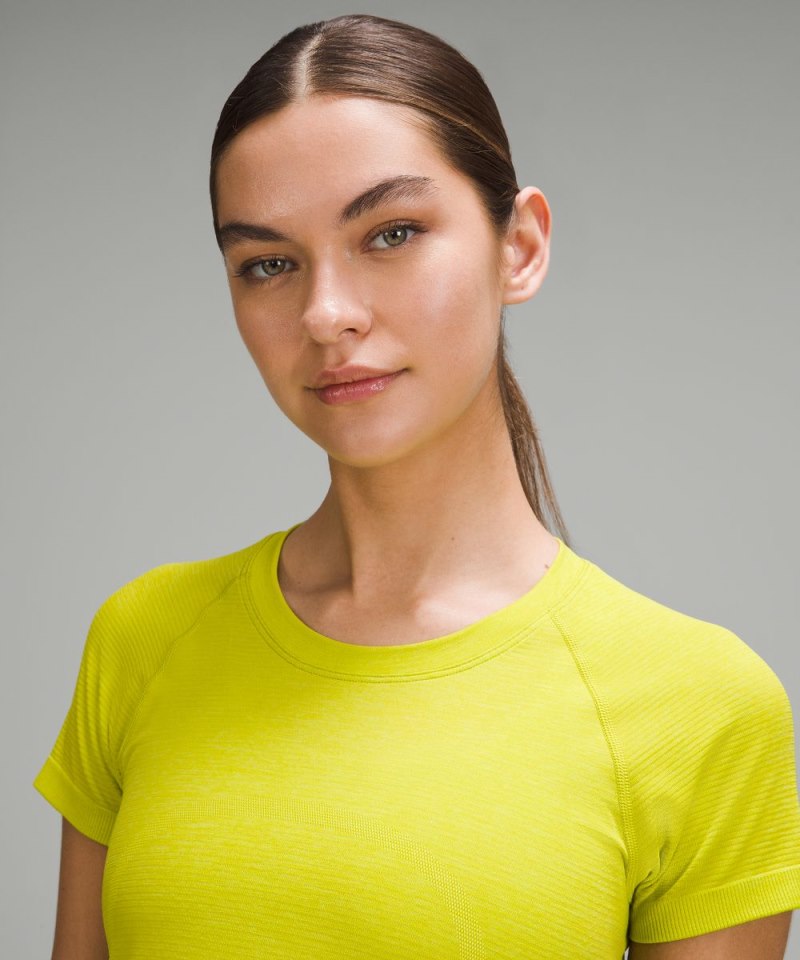 Lululemon Swiftly Tech Short-Sleeve Shirt 2.0 Lichen Lime / Lichen Lime Online Outlet Sale