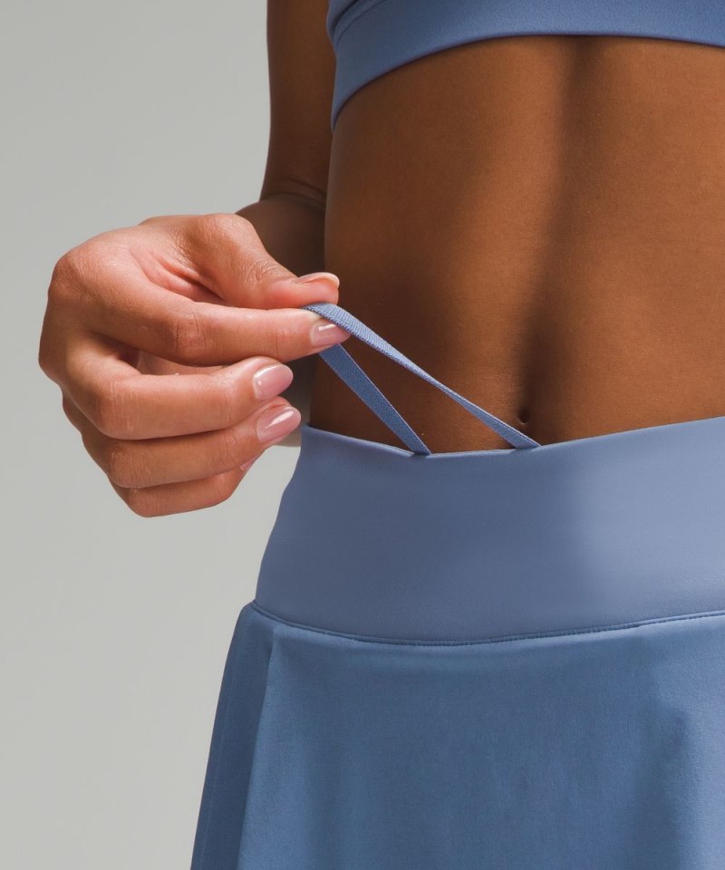 Lululemon Side-Pleat High-Rise Tennis Skirt Oasis Blue Online Outlet Sale