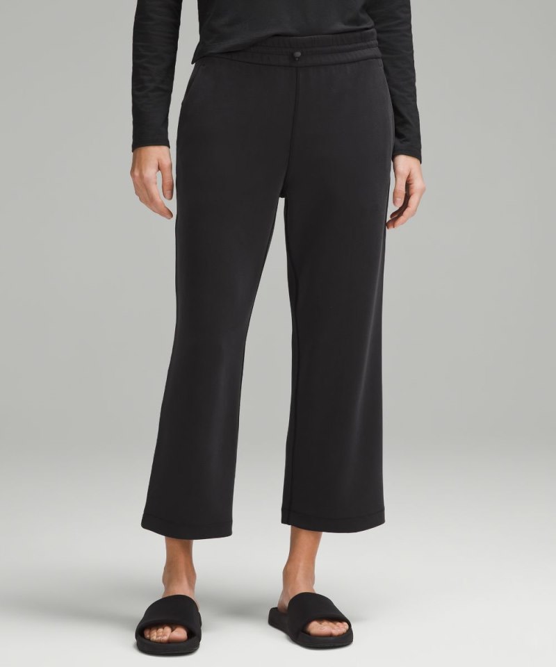 Lululemon Softstreme High-Rise Straight-Leg Cropped Pant Black Online Outlet Sale