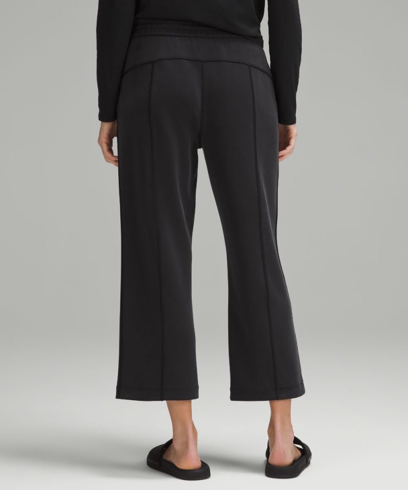 Lululemon Softstreme High-Rise Straight-Leg Cropped Pant Black Online Outlet Sale