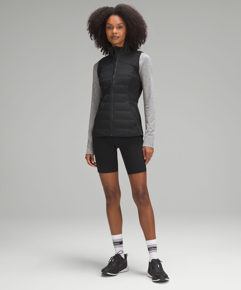Lululemon Down for It All Vest Black Online Outlet Sale