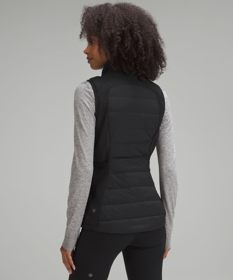 Lululemon Down for It All Vest Black Online Outlet Sale