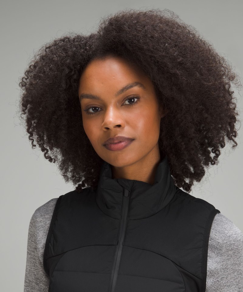 Lululemon Down for It All Vest Black Online Outlet Sale