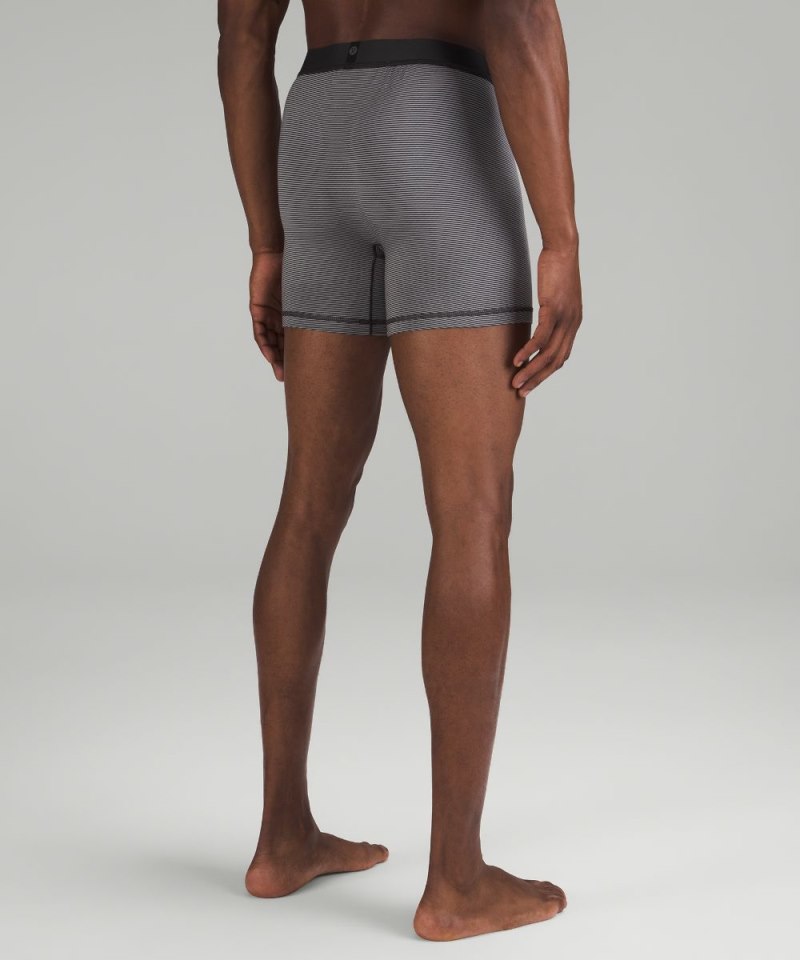 Lululemon Always In Motion Boxer 5" Jumie Stripe Rhino Grey Graphite Grey Online Outlet Sale