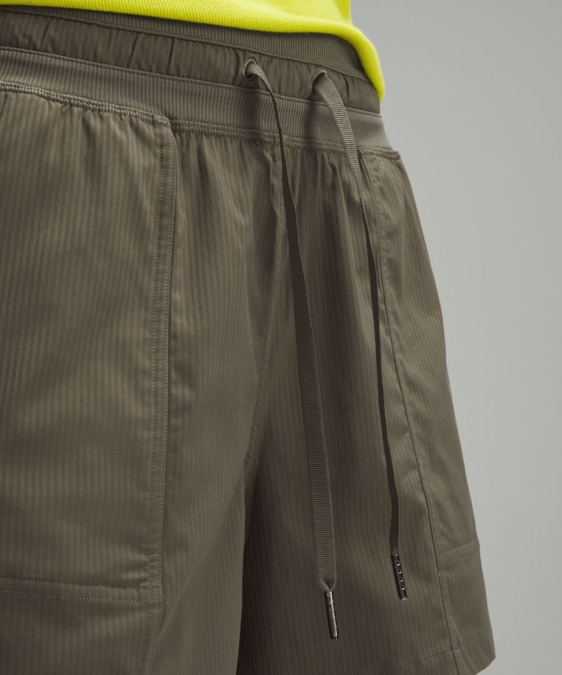 Lululemon Dance Studio High-Rise Short 3.5" Army Green Online Outlet Sale
