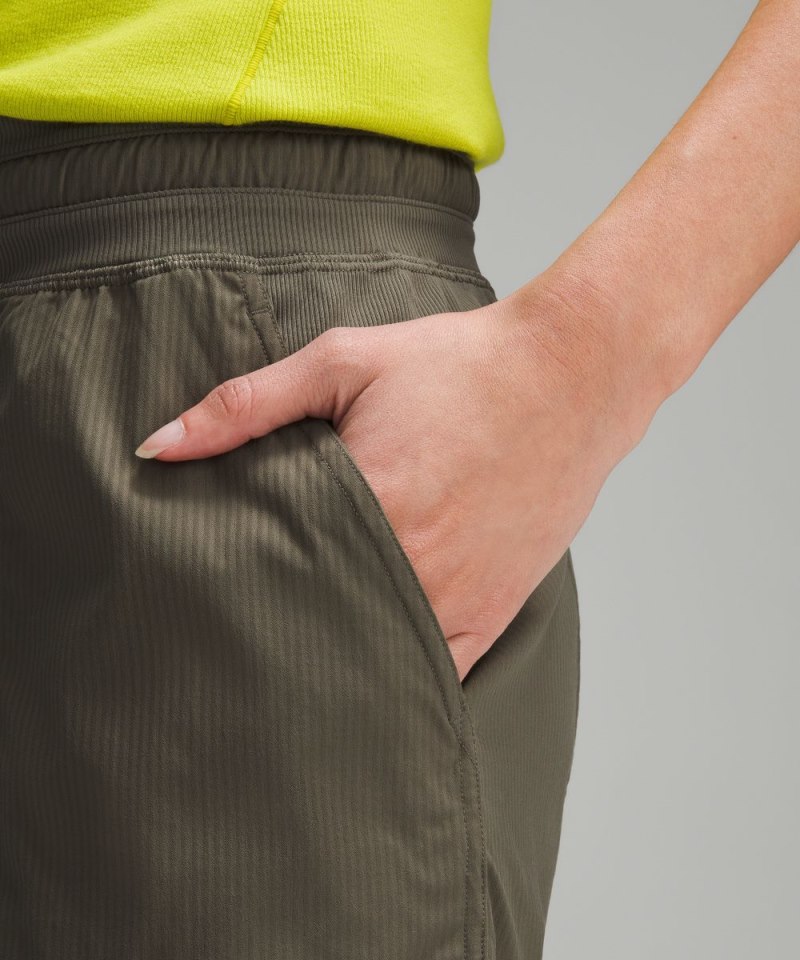 Lululemon Dance Studio High-Rise Short 3.5" Army Green Online Outlet Sale