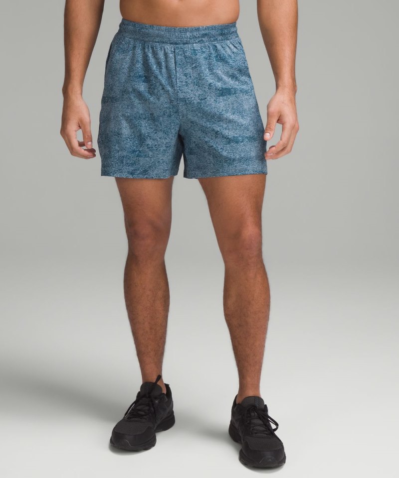 Lululemon Pace Breaker Lined Short 5" Infuse Texture Chambray Multi Online Outlet Sale
