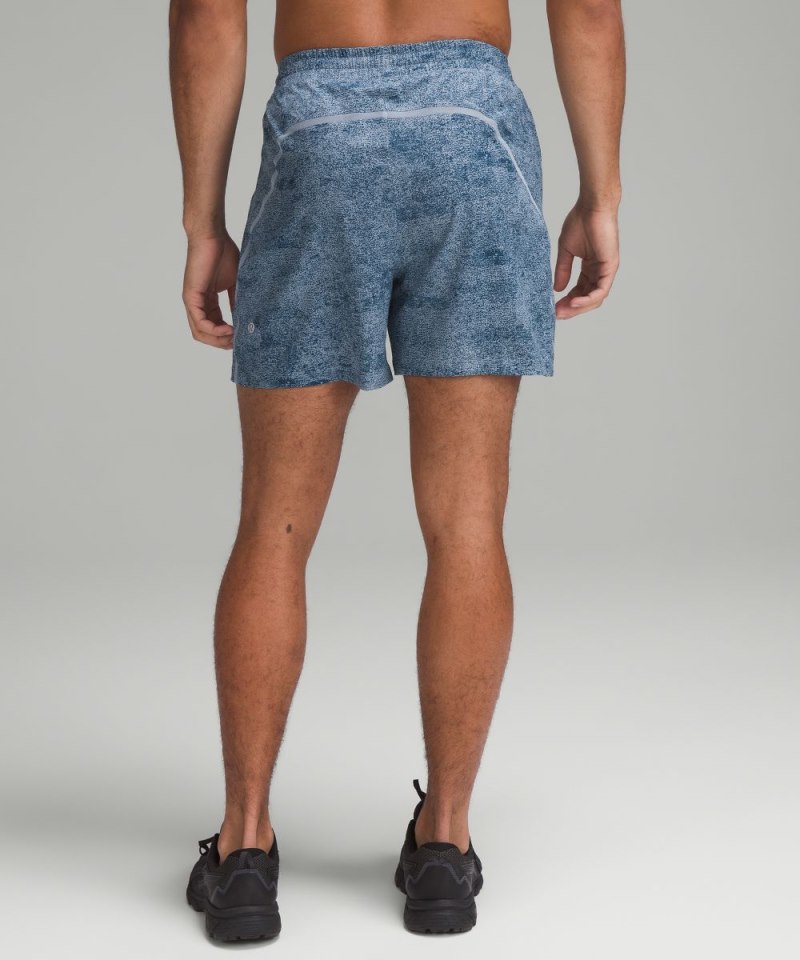 Lululemon Pace Breaker Lined Short 5" Infuse Texture Chambray Multi Online Outlet Sale