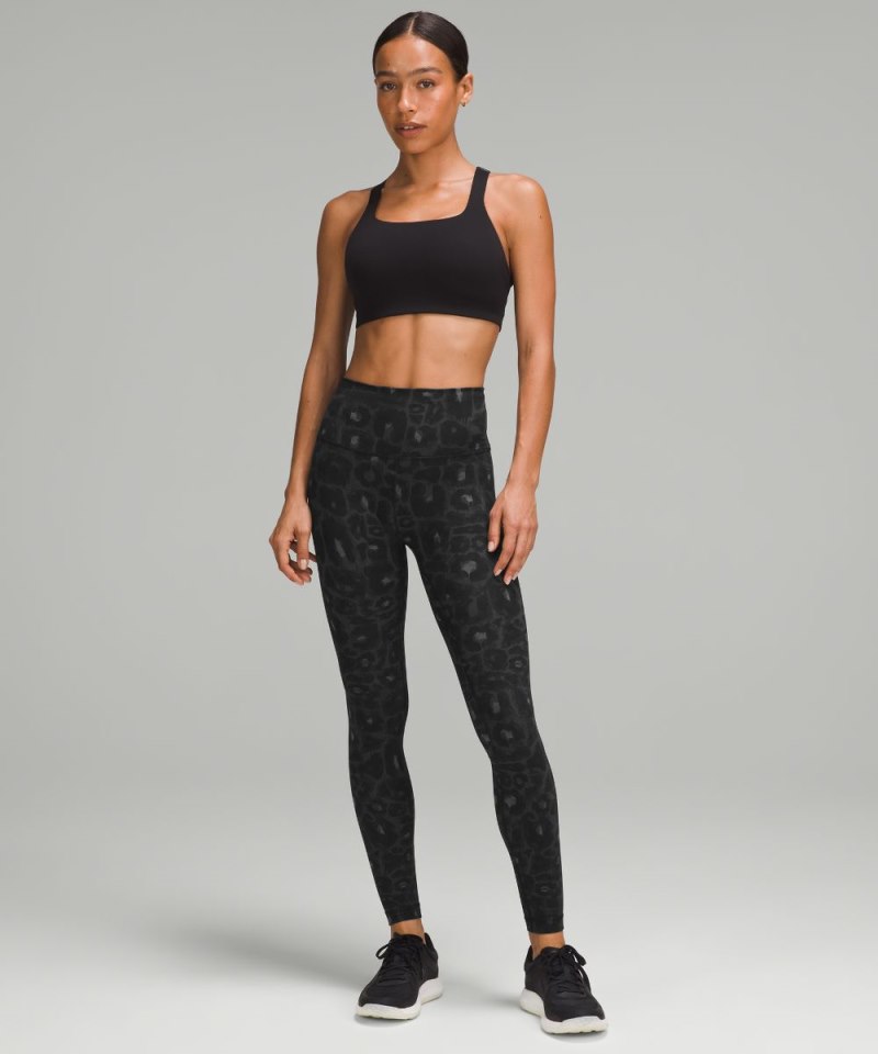 Lululemon Wunder Train High-Rise Tight 28" Spray Leopard Black Multi (not available) Online Outlet Sale