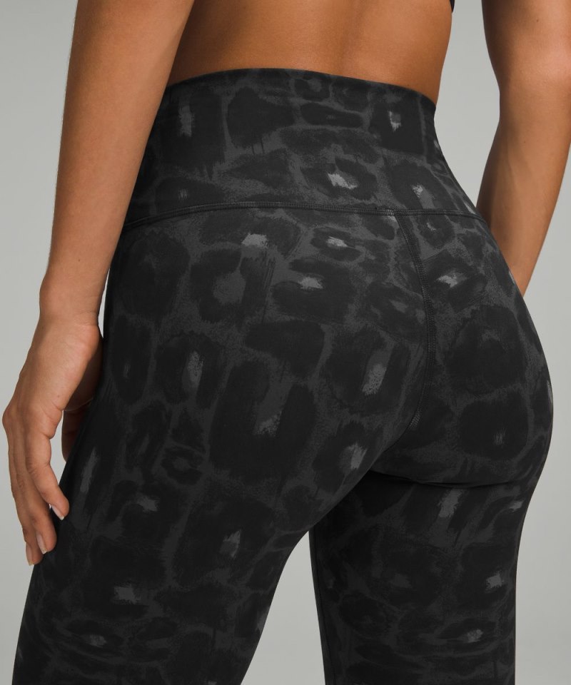 Lululemon Wunder Train High-Rise Tight 28" Spray Leopard Black Multi (not available) Online Outlet Sale