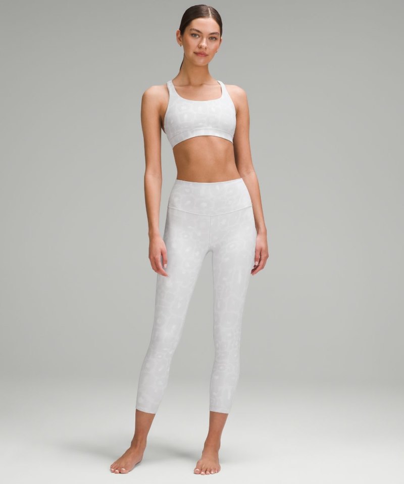 Lululemon lululemon Energy Bra *Medium Support, B–D Cups Spray Leopard Grey Multi Online Outlet Sale