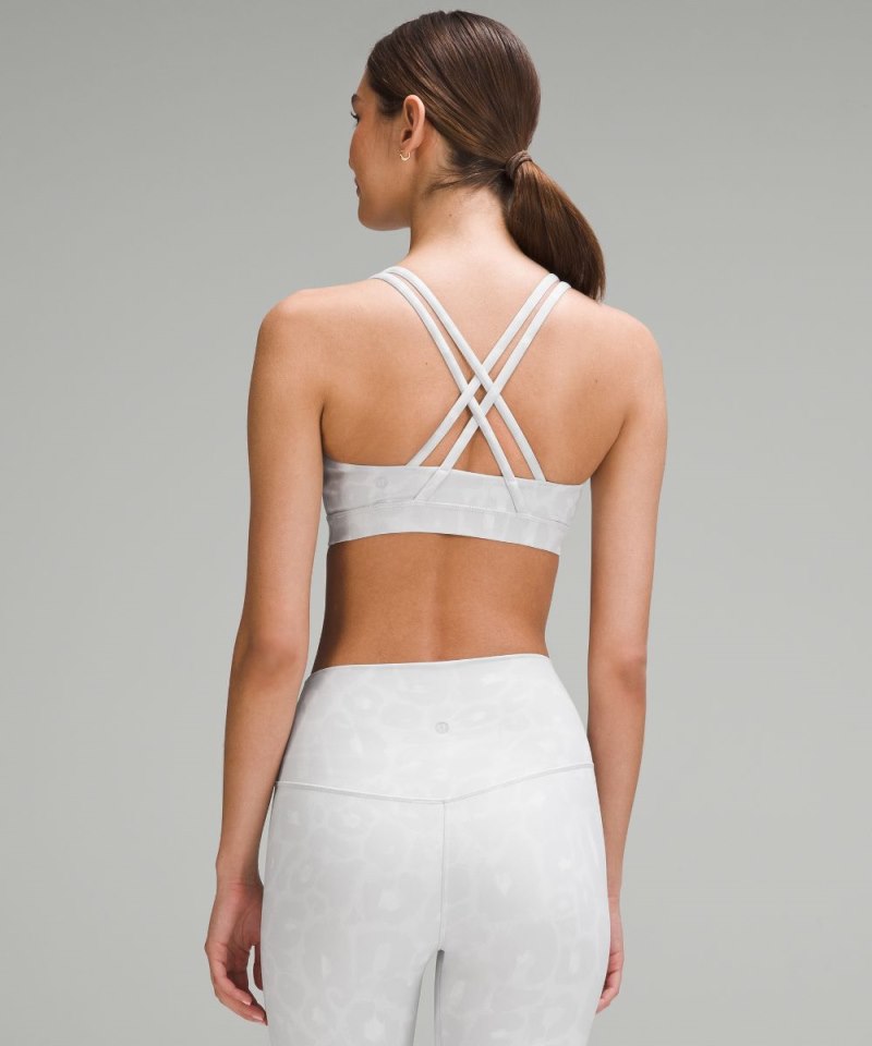 Lululemon lululemon Energy Bra *Medium Support, B–D Cups Spray Leopard Grey Multi Online Outlet Sale