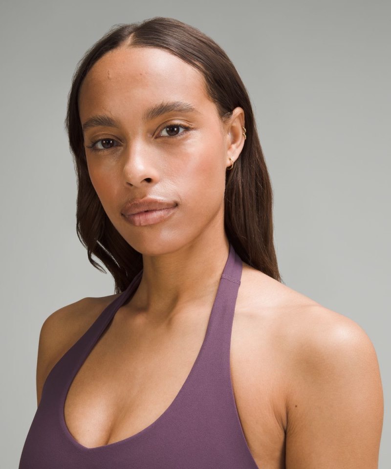 Lululemon lululemon Align™ Halter Bodysuit 25" Grape Thistle Online Outlet Sale