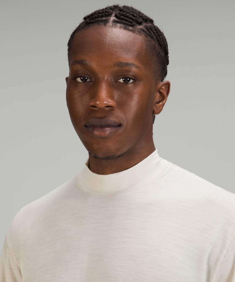 Lululemon lululemon lab Merino Wool-Blend Long-Sleeve Shirt Natural Ivory Online Outlet Sale