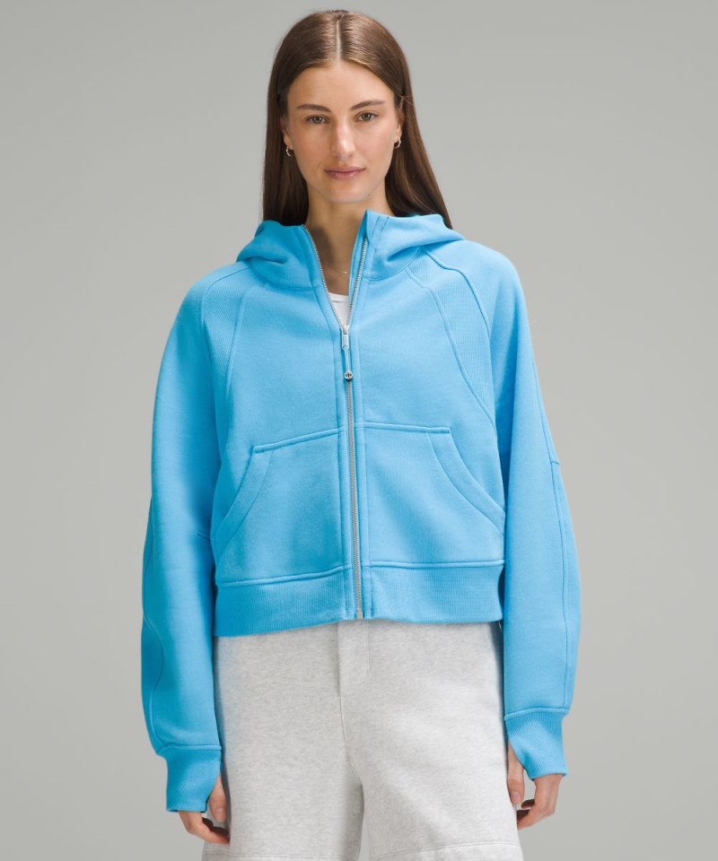 Lululemon Scuba Oversized Full-Zip Hoodie Kayak Blue Light Online Outlet Sale