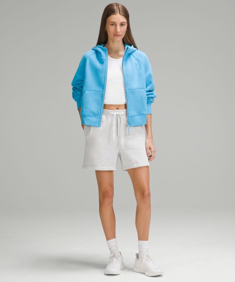 Lululemon Scuba Oversized Full-Zip Hoodie Kayak Blue Light Online Outlet Sale