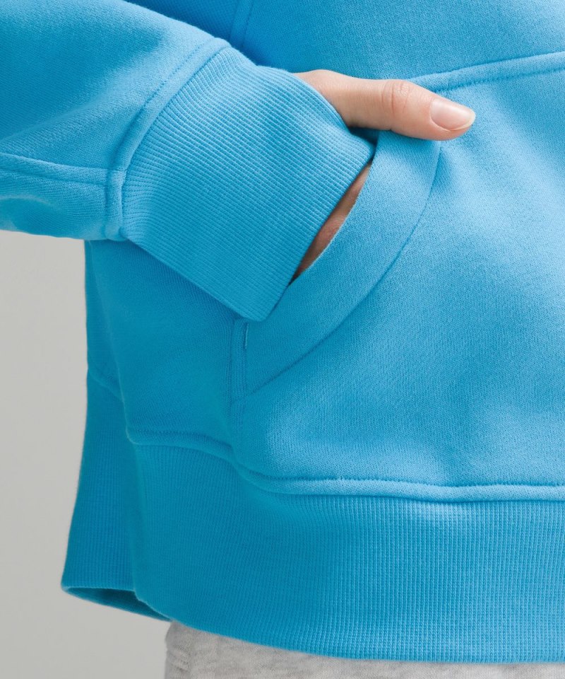 Lululemon Scuba Oversized Full-Zip Hoodie Kayak Blue Light Online Outlet Sale