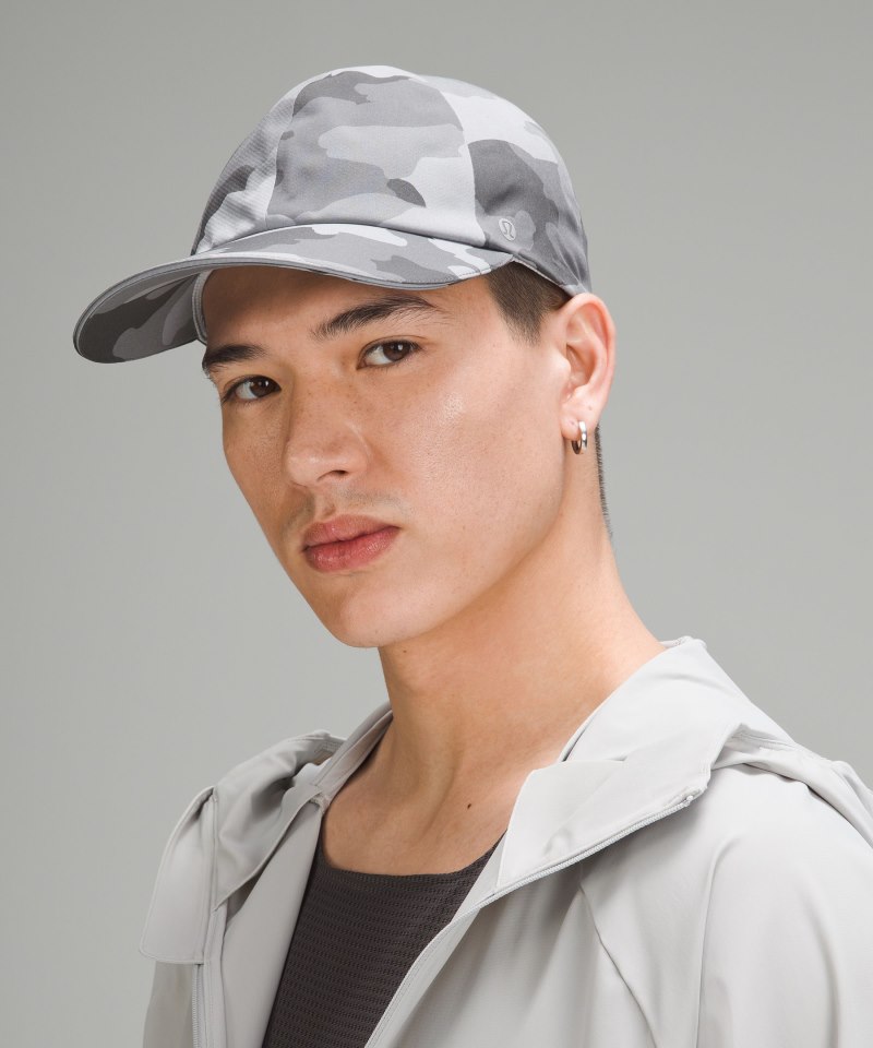 Lululemon Men's Fast and Free Running Hat Heritage 365 Camo Rhino Grey Multi Online Outlet Sale