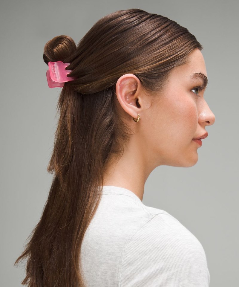 Lululemon Criss-Cross Claw Clip *Small Sakura Pink Online Outlet Sale