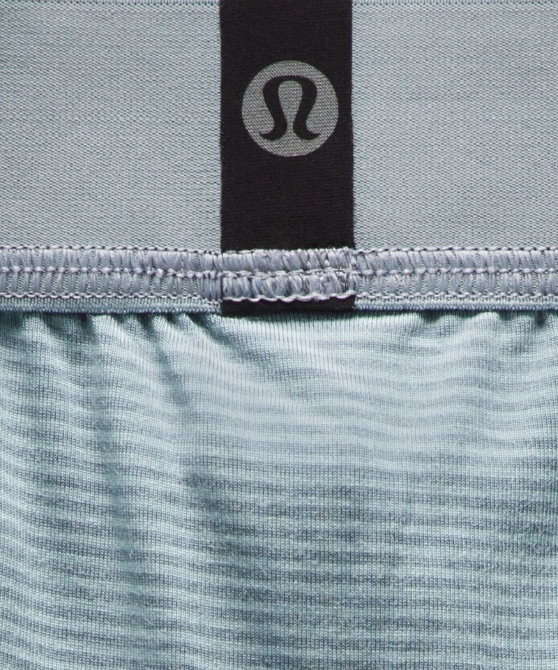 Lululemon Always In Motion Boxer 5" *3 Pack Jumie Stripe Anchor Black / Jumie Stripe Cloud Blue Belgian Blue / Jumie Stripe Cyber Violet Grape Thistle Online Outlet Sale