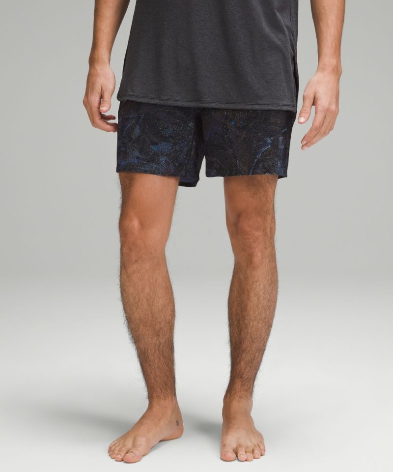 Lululemon Balancer Short 6" Gossamer Floral Black Multi Online Outlet Sale