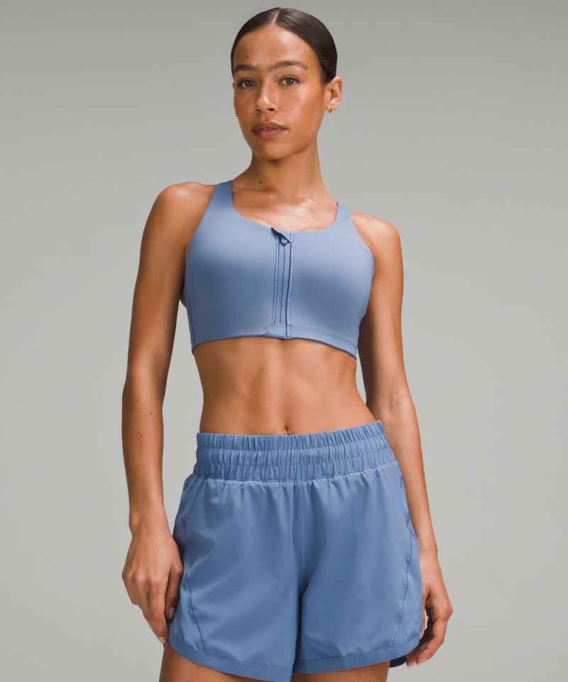 Lululemon lululemon Energy Bra High Support Zip-Front *High Support, B–G Cups Oasis Blue Online Outlet Sale