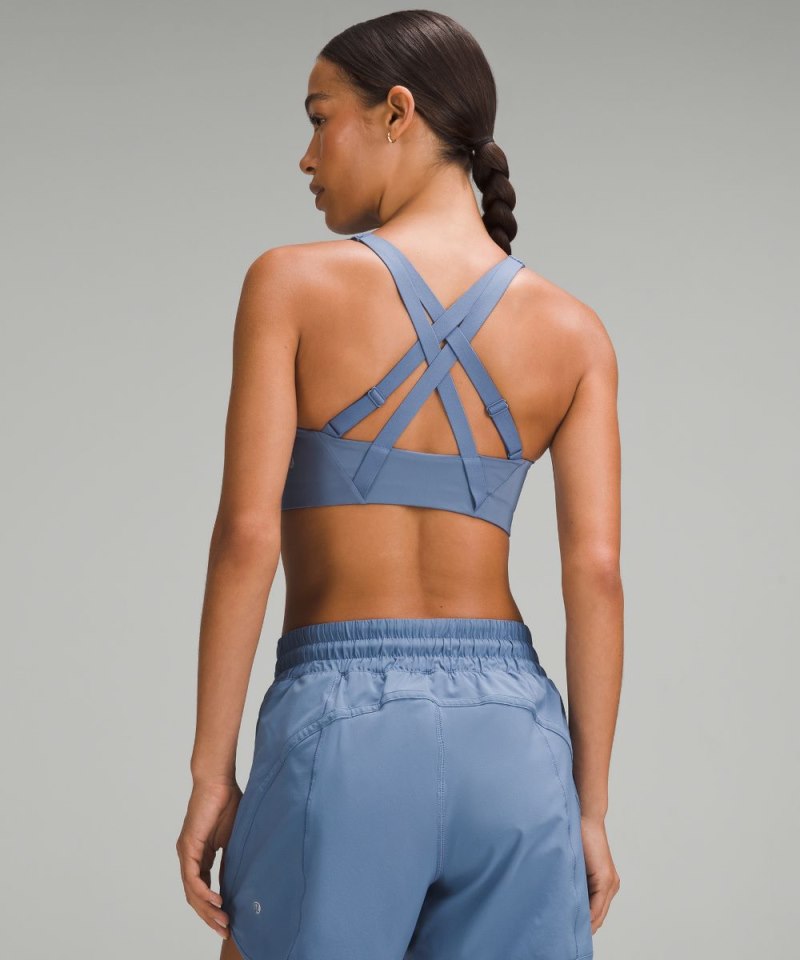 Lululemon lululemon Energy Bra High Support Zip-Front *High Support, B–G Cups Oasis Blue Online Outlet Sale