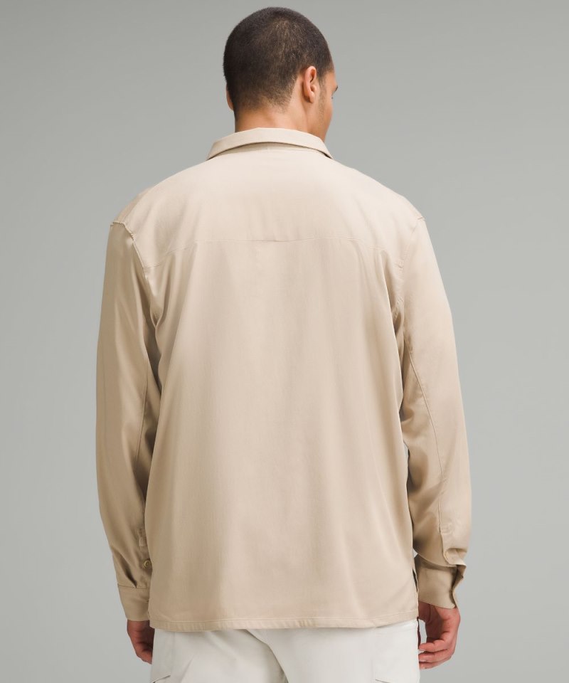 Lululemon Relaxed-Fit Long-Sleeve Button-Up Trench Online Outlet Sale