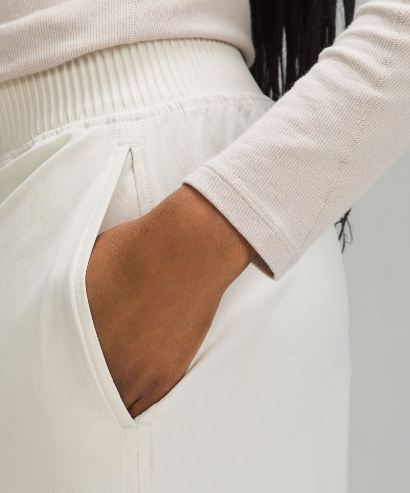 Lululemon Stretch Woven Wide-Leg High-Rise Pant Bone Online Outlet Sale