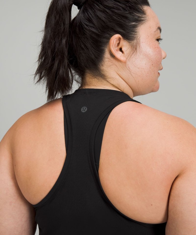 Lululemon Swiftly Tech High-Neck Tank Top 2.0 *Race Length Black / Black (not available) Online Outlet Sale