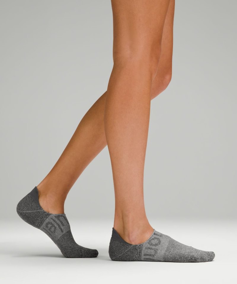 Lululemon Women's Power Stride No-Show Socks with Active Grip *5 Pack White / Heather Grey / Black Online Outlet Sale