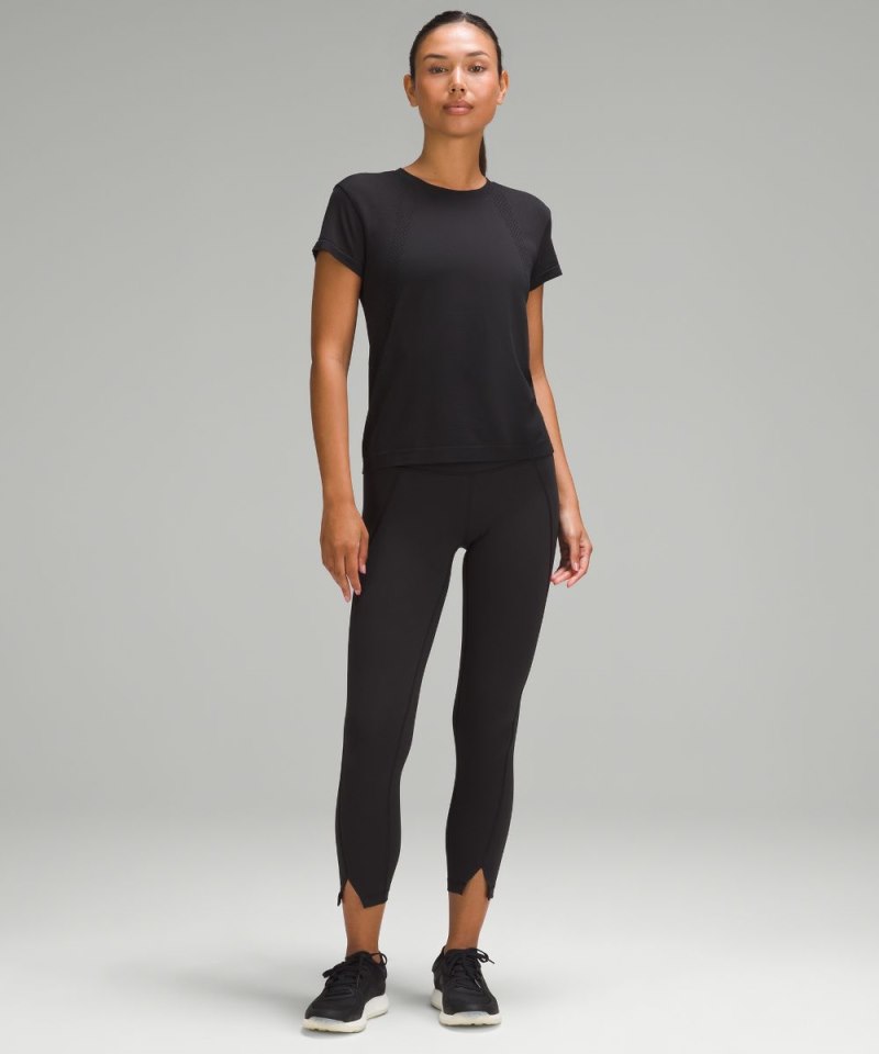 Lululemon Train to Be Short-Sleeve Shirt Black / Black (not available) Online Outlet Sale