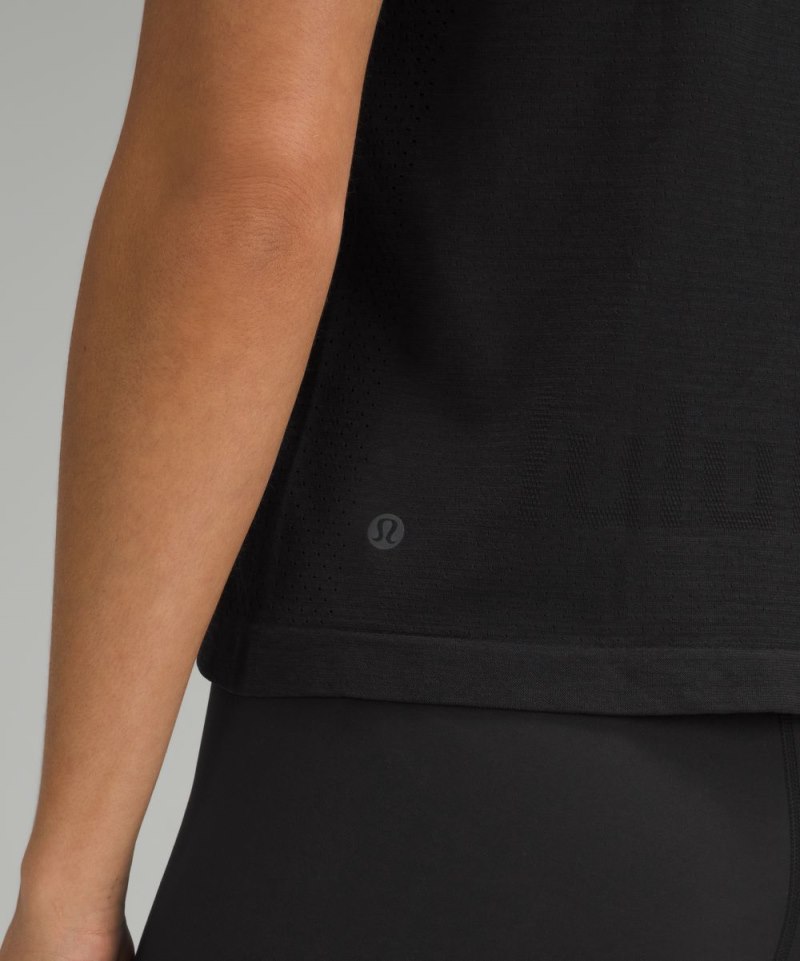 Lululemon Train to Be Short-Sleeve Shirt Black / Black (not available) Online Outlet Sale