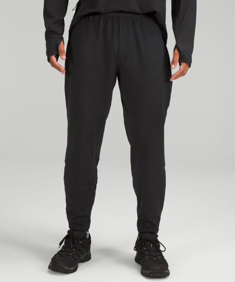 Lululemon Rulu Fleece Base Layer Hiking Pant Black Online Outlet Sale
