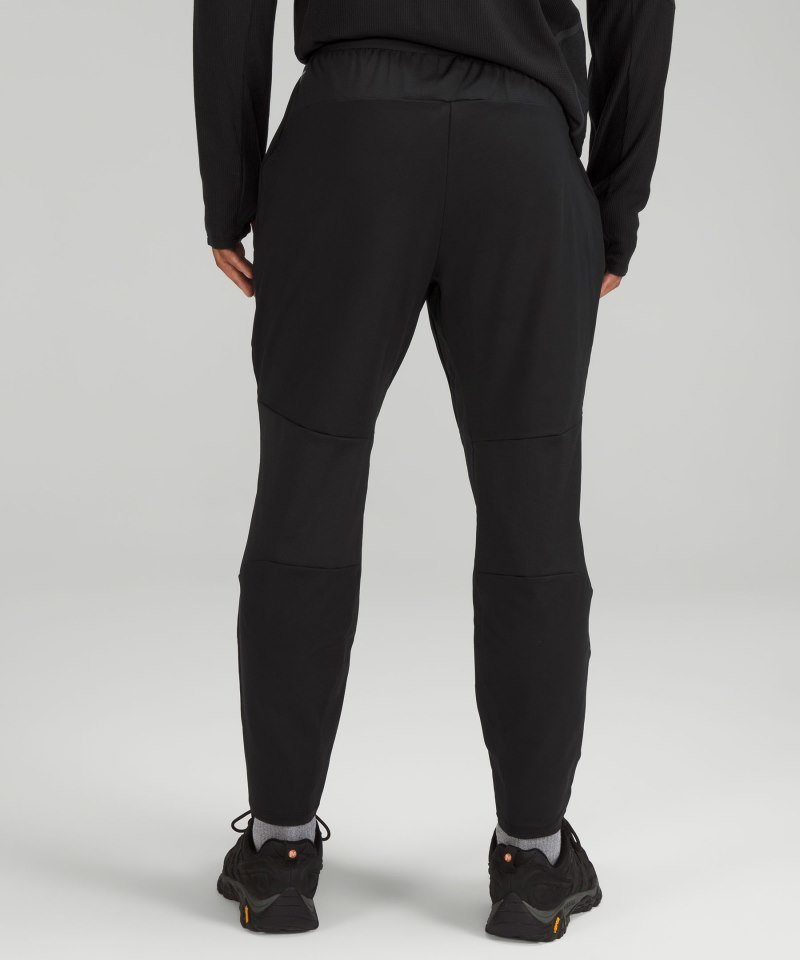 Lululemon Rulu Fleece Base Layer Hiking Pant Black Online Outlet Sale
