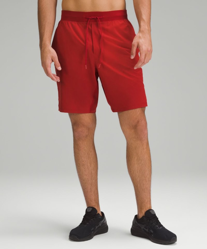 Lululemon T.H.E. Linerless Short 9" Sport Red Online Outlet Sale