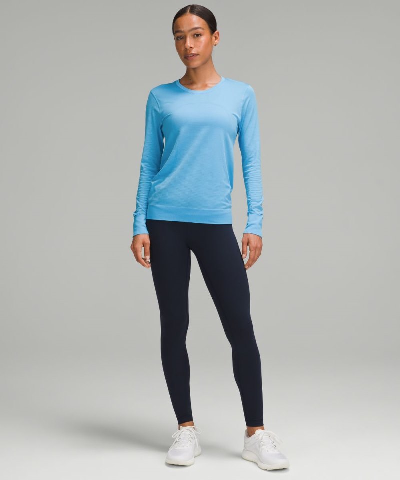 Lululemon Swiftly Relaxed Long-Sleeve Shirt Kayak Blue Light / Kayak Blue Light Online Outlet Sale