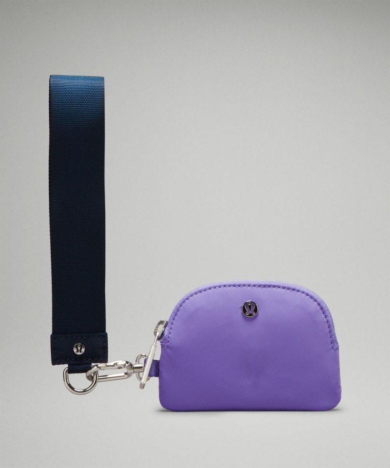 Lululemon Dual Pouch Wristlet True Navy / Dark Lavender Online Outlet Sale