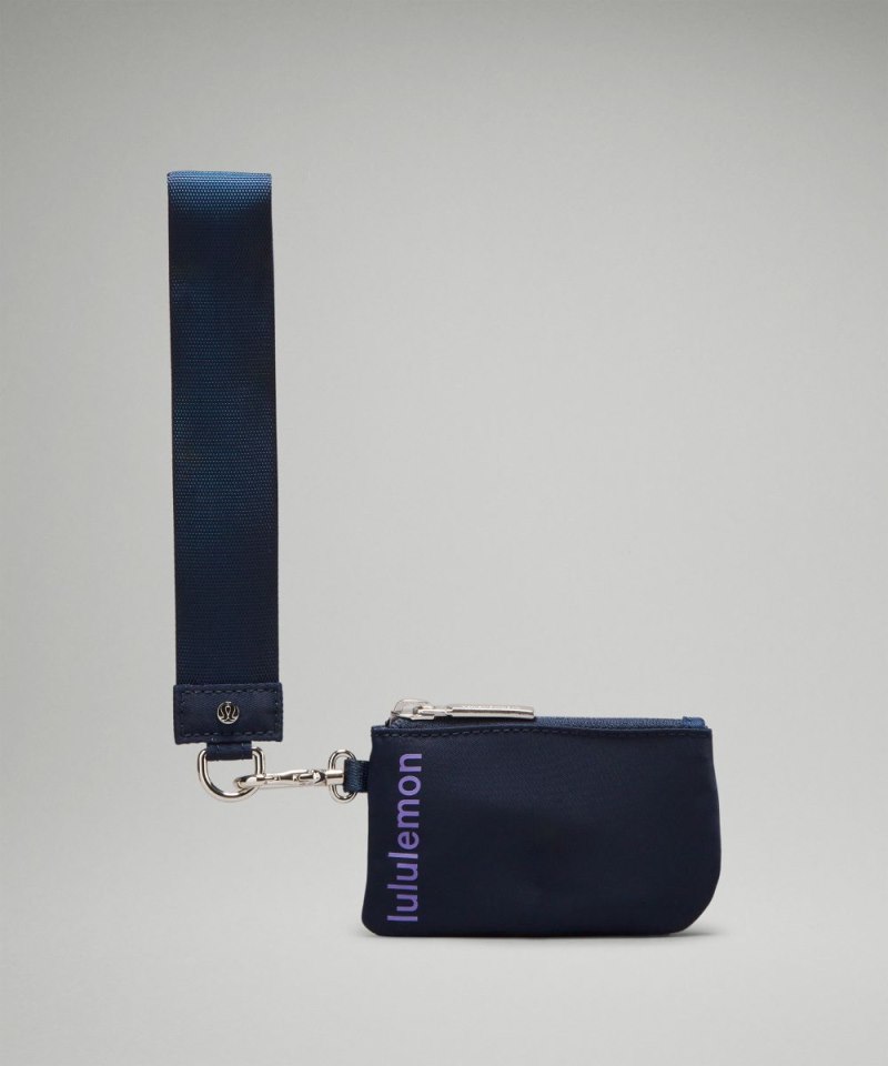 Lululemon Dual Pouch Wristlet True Navy / Dark Lavender Online Outlet Sale