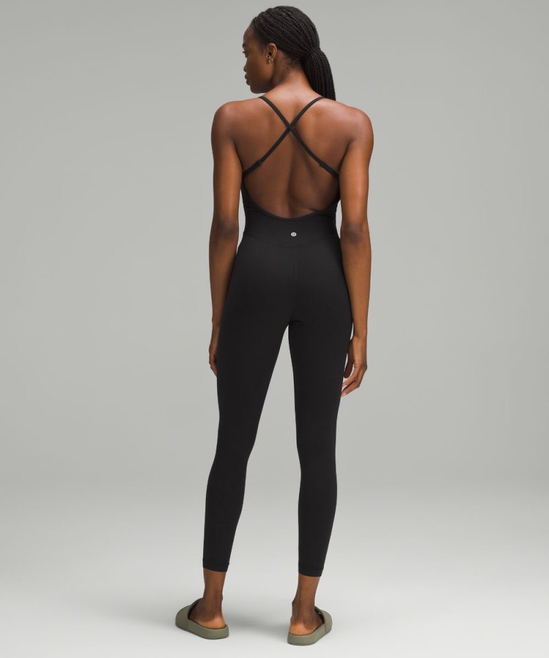 Lululemon lululemon Align™ Cross-Back Bodysuit 25" Black Online Outlet Sale