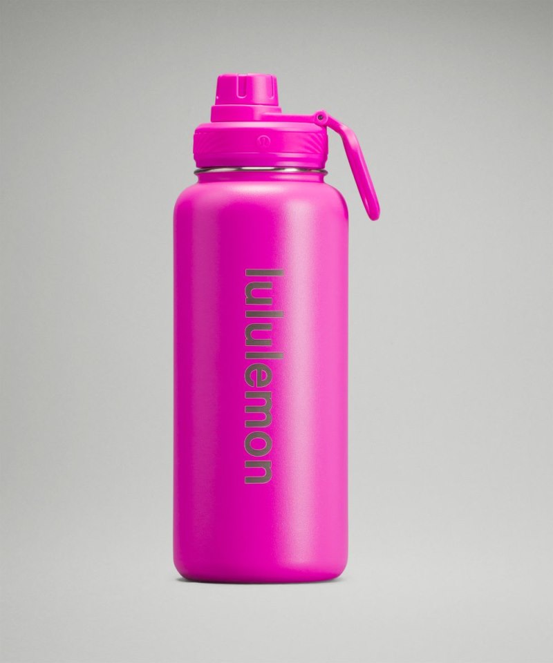 Lululemon Back to Life Sport Bottle 32oz Sonic Pink Online Outlet Sale
