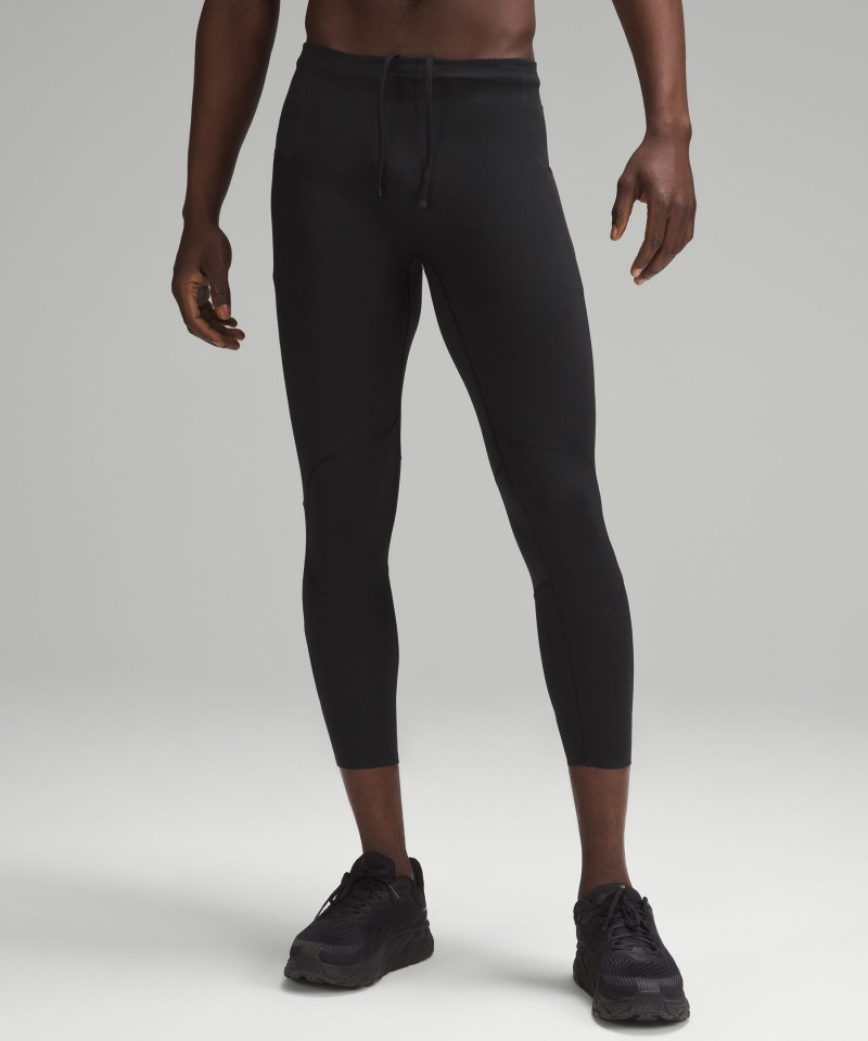 Lululemon Surge Tight 22" *Nulux Black Online Outlet Sale