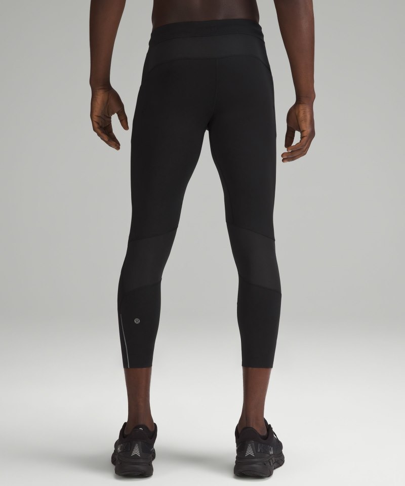 Lululemon Surge Tight 22" *Nulux Black Online Outlet Sale