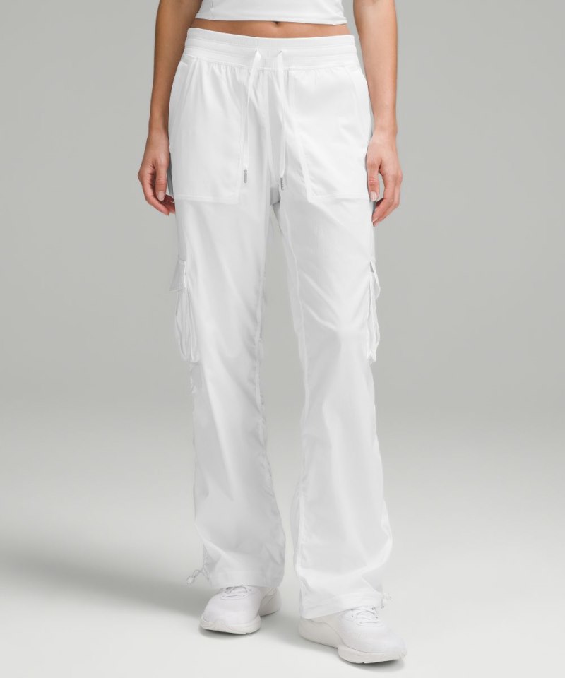 Lululemon Dance Studio Relaxed-Fit Mid-Rise Cargo Pant White Online Outlet Sale