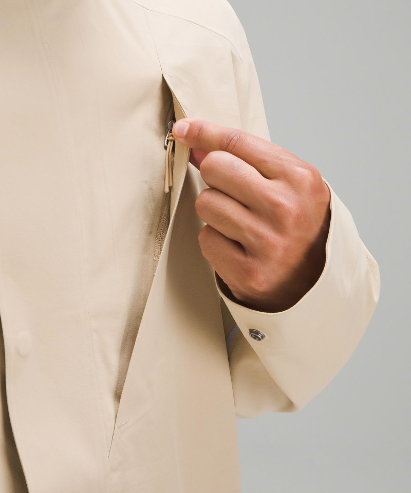 Lululemon Storm Field StretchSeal Long Jacket Trench Online Outlet Sale