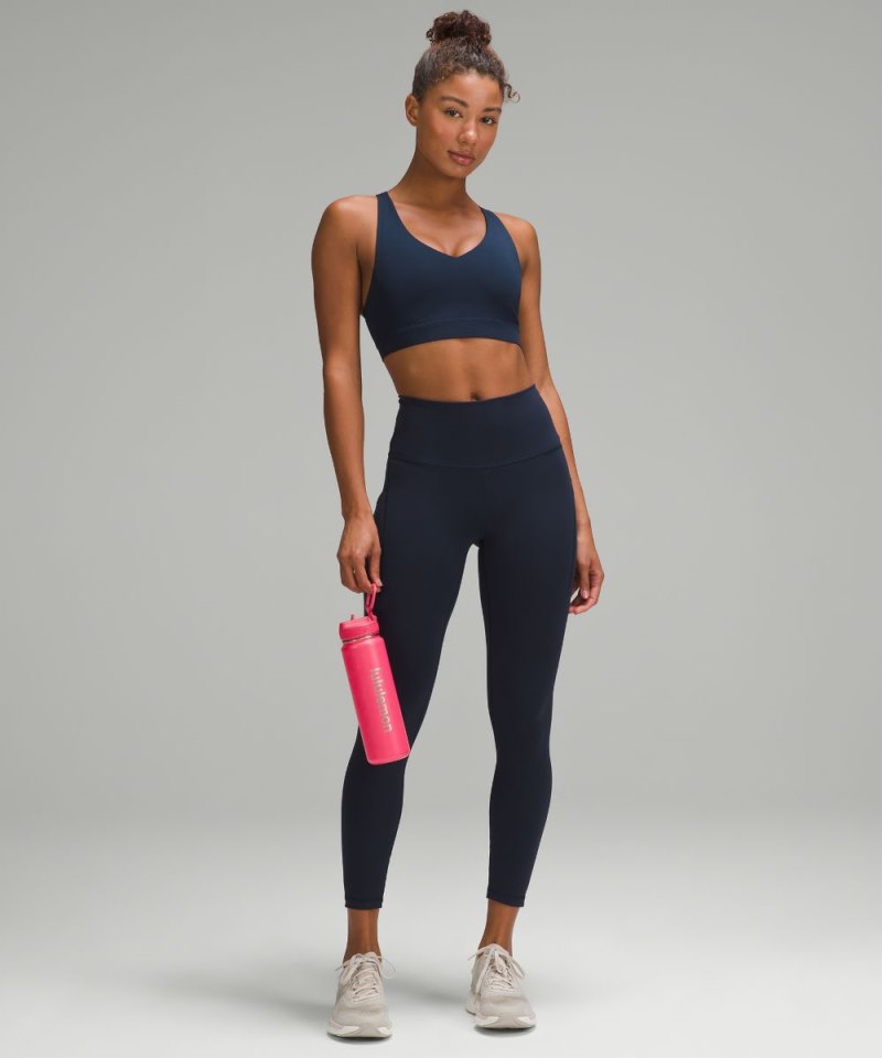 Lululemon Back to Life Sport Bottle 24oz *Straw Lid Lip Gloss Online Outlet Sale