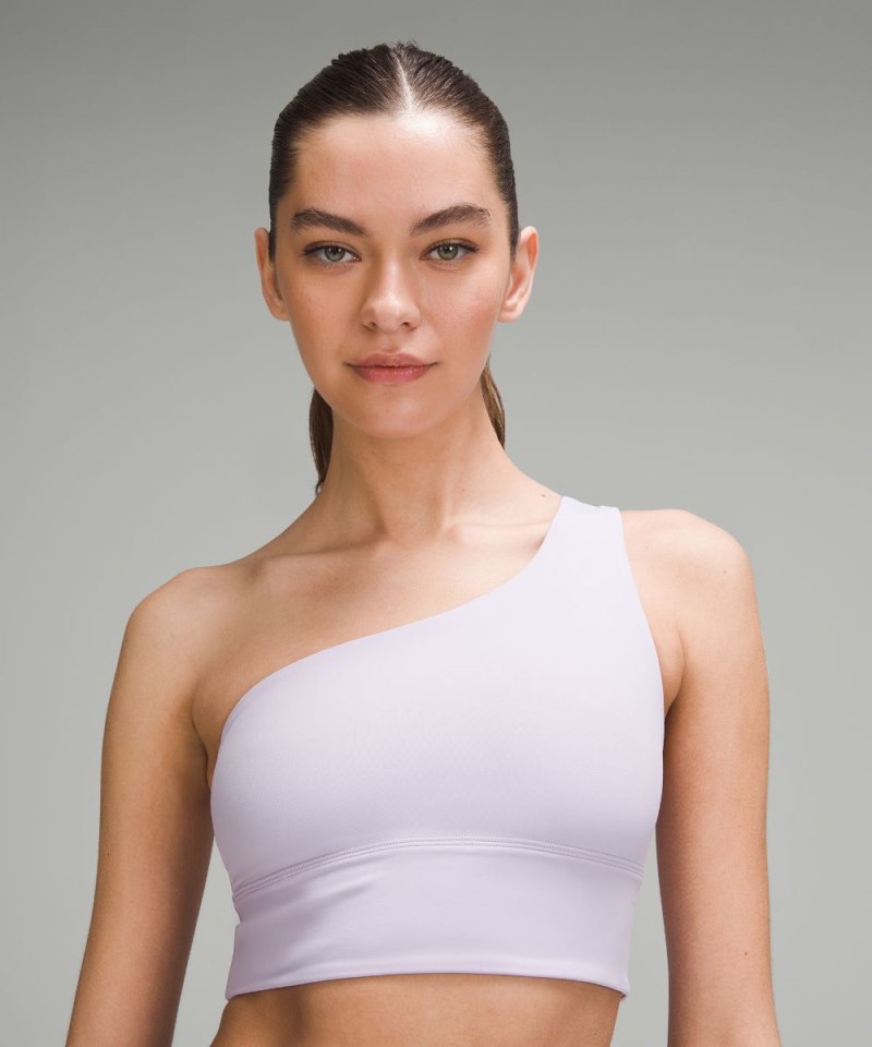 Lululemon lululemon Align™ Asymmetrical Bra *Light Support, A / B Cup Lilac Ether Online Outlet Sale