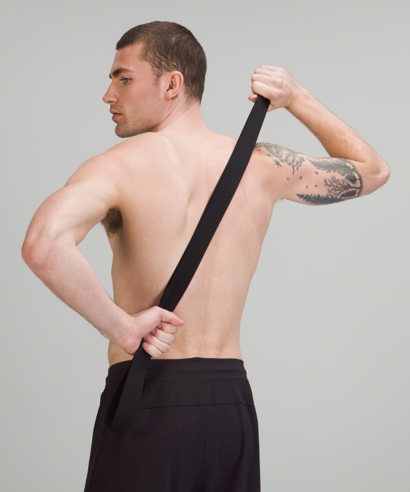 Lululemon No Limits Stretching Strap Black Online Outlet Sale